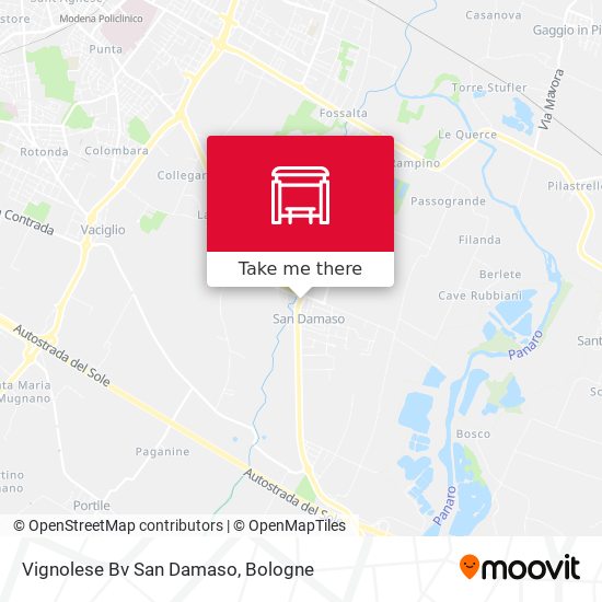 Vignolese Bv San Damaso map