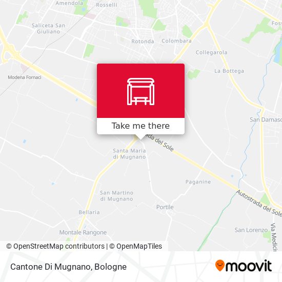 Cantone Di Mugnano map