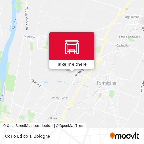 Corlo Edicola map