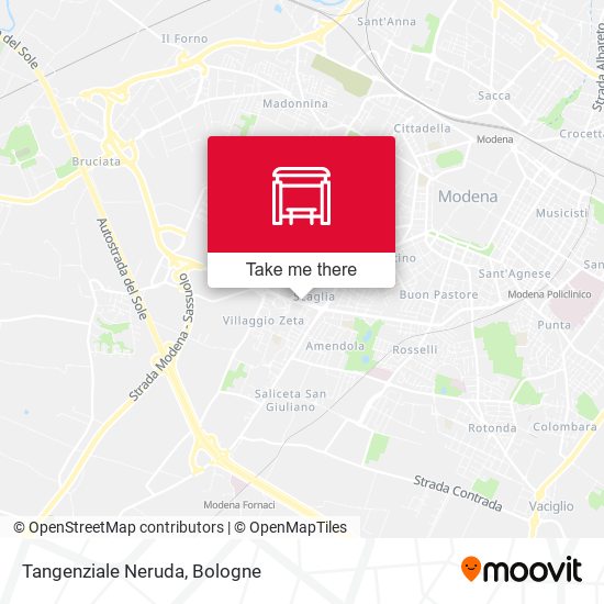 Tangenziale Neruda map