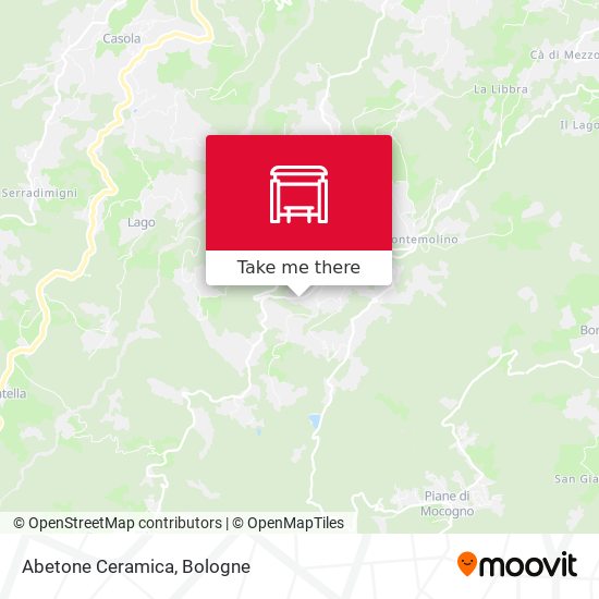 Abetone Ceramica map