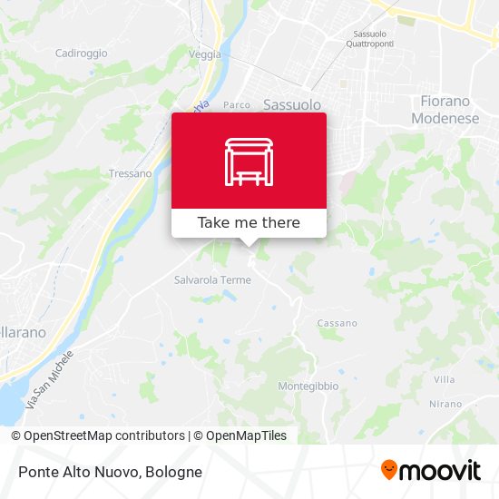 Ponte Alto Nuovo map