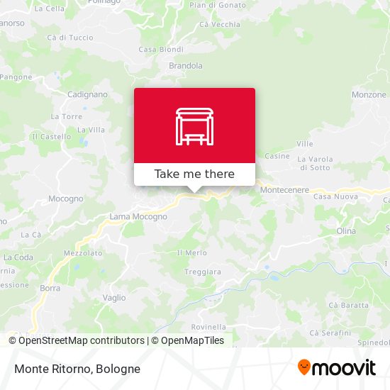 Monte Ritorno map