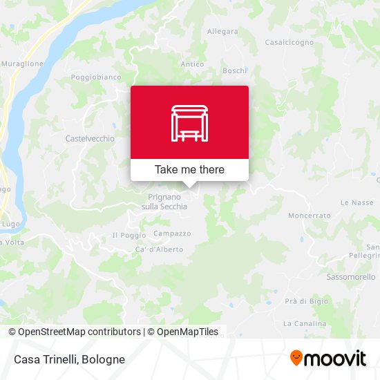 Casa Trinelli map