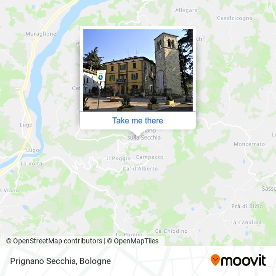 Prignano Secchia map