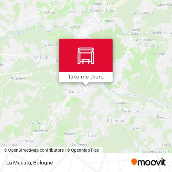 La Maestà map
