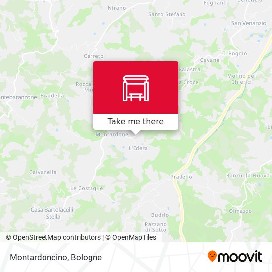 Montardoncino map