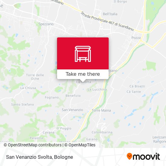 San Venanzio Svolta map