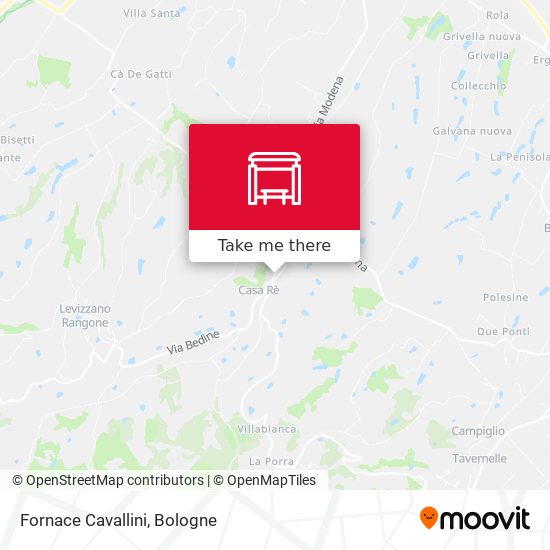 Fornace Cavallini map