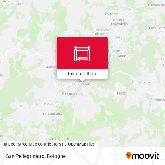 San Pellegrinetto map