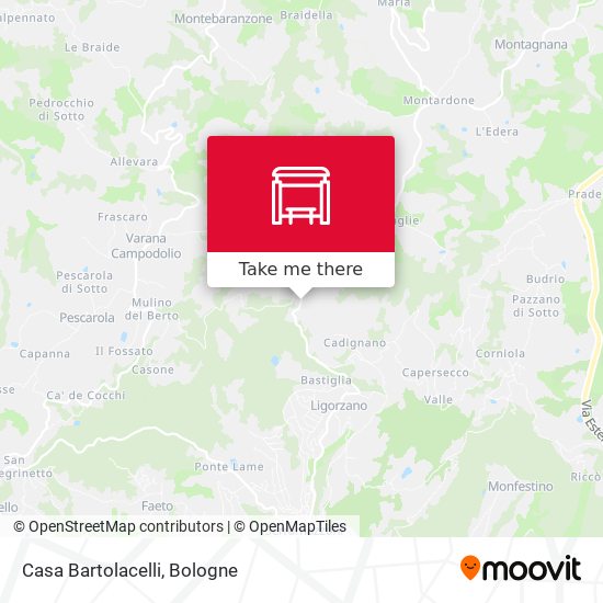 Casa Bartolacelli map