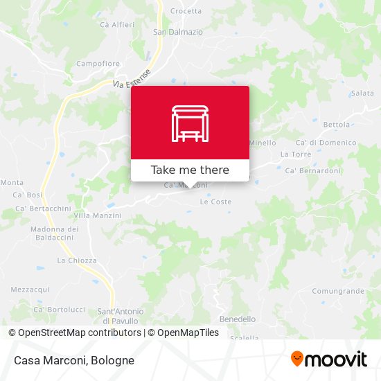 Casa Marconi map