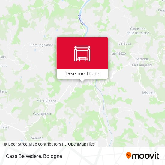 Casa Belvedere map