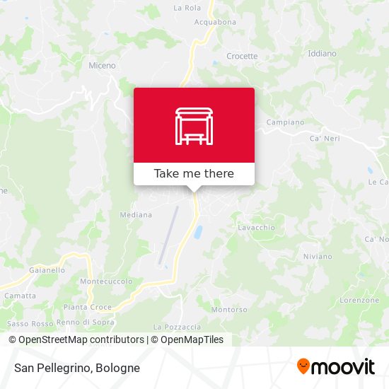 San Pellegrino map