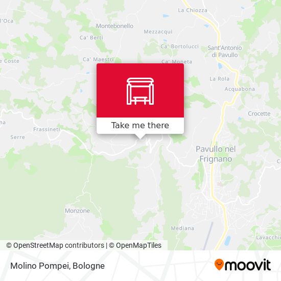 Molino Pompei map