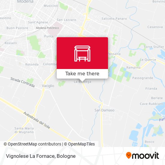 Vignolese La Fornace map