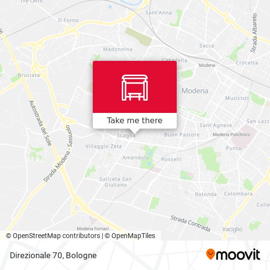 Direzionale 70 map