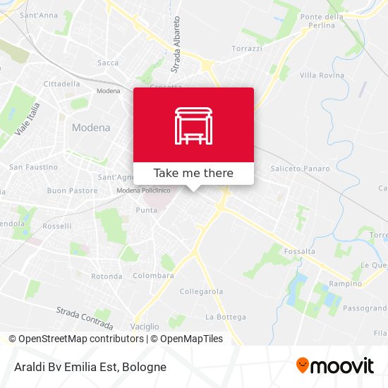 Araldi Bv Emilia Est map