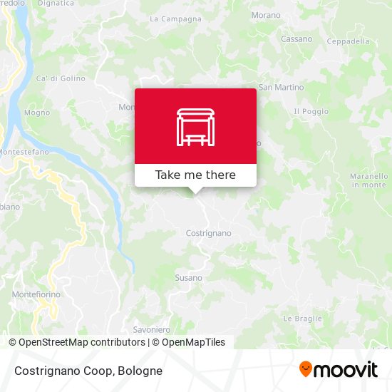 Costrignano Coop map