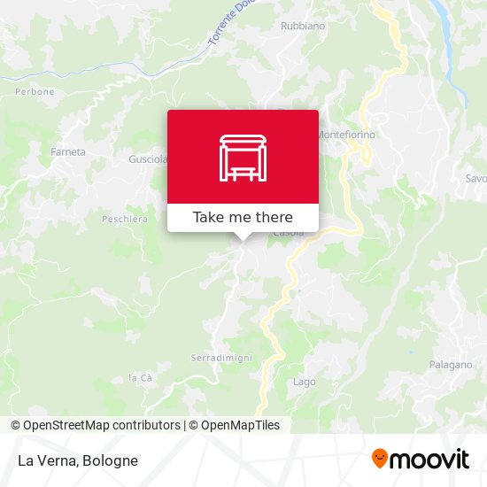 La Verna map