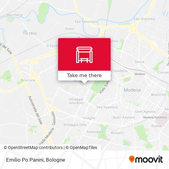 Emilio Po Panini map