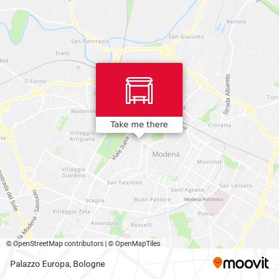 Palazzo Europa map
