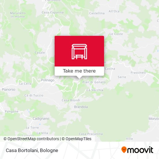 Casa Bortolani map