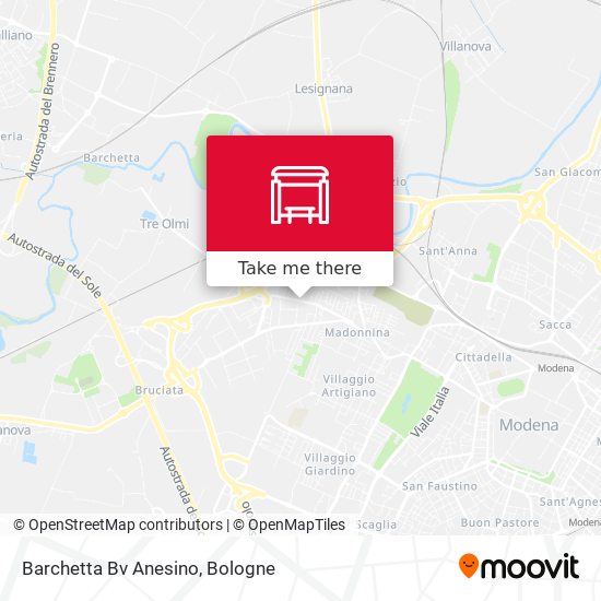 Barchetta Bv Anesino map