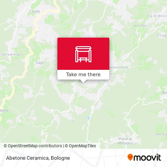 Abetone Ceramica map