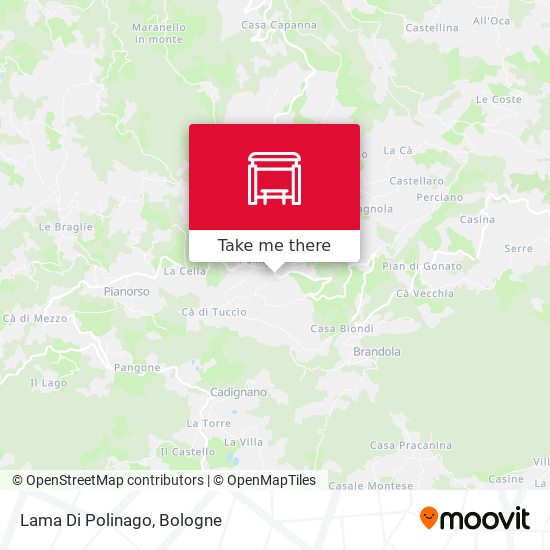 Lama Di Polinago map