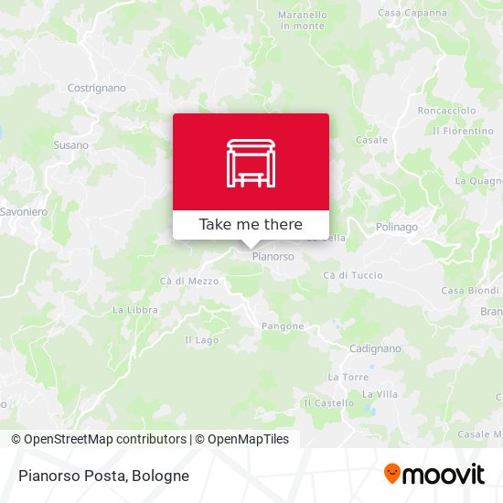 Pianorso Posta map