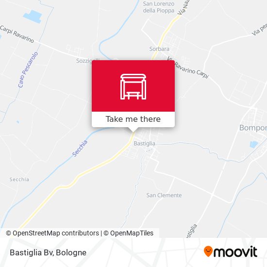 Bastiglia Bv map