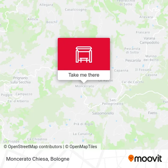 Moncerato Church map