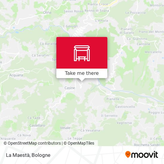 La Maestà map