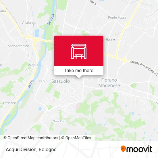 Acqui Division map