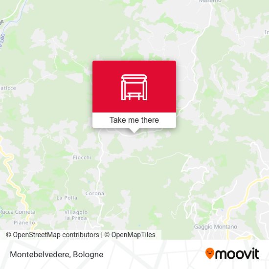 Montebelvedere map