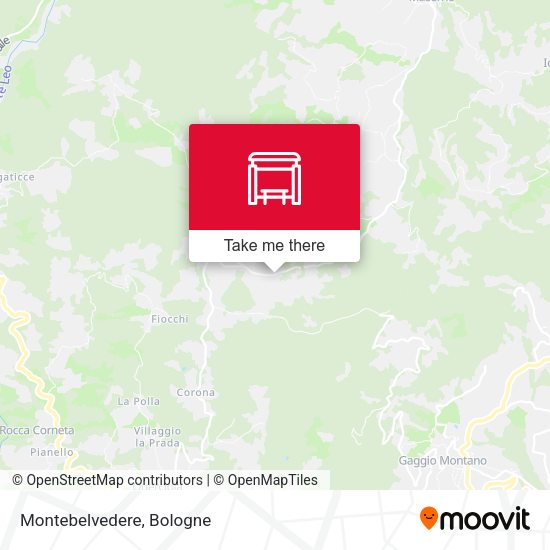 Montebelvedere map