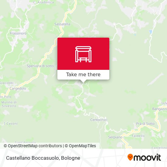 Castellano Boccasuolo map