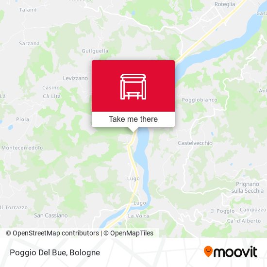 Poggio Del Bue map