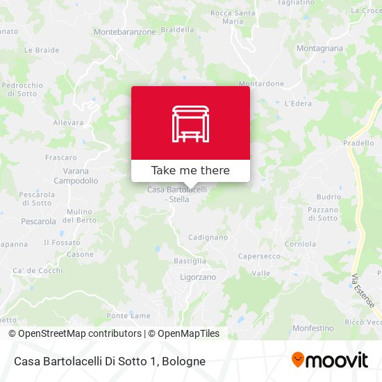 Casa Bartolacelli Di Sotto 1 map