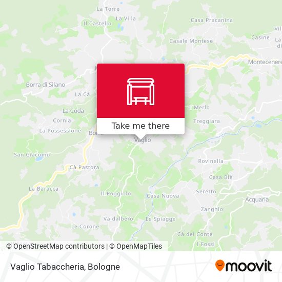 Vaglio Tabaccheria map