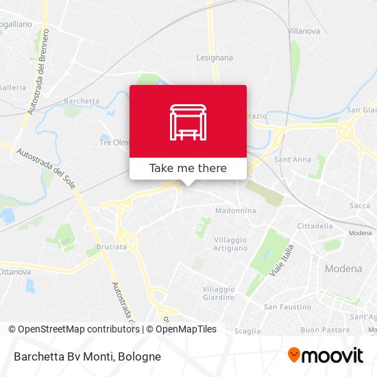 Barchetta Bv Monti map