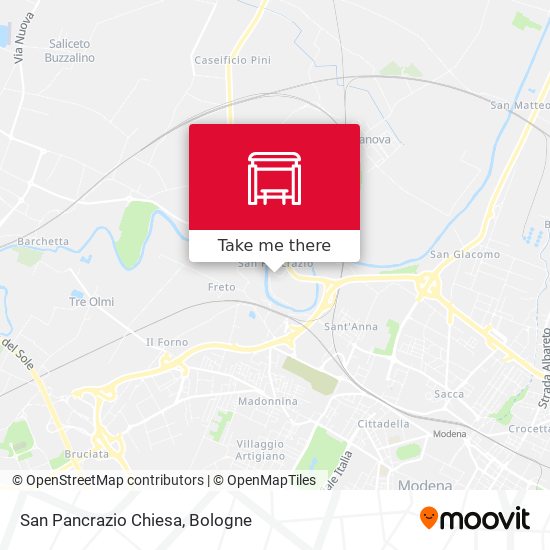 San Pancrazio Chiesa map