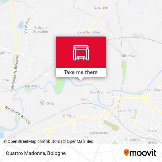Quattro Madonne map