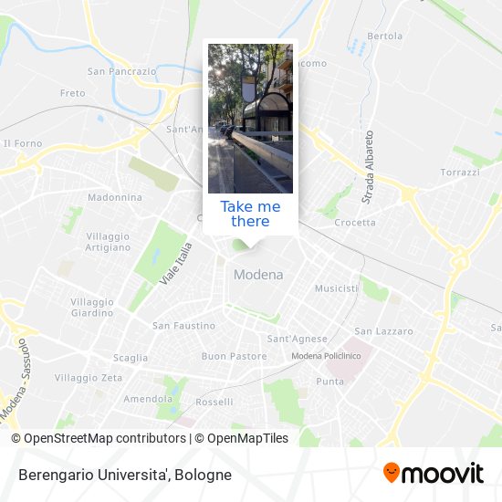 Berengario Universita' map