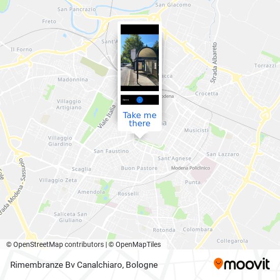 Rimembranze Bv Canalchiaro map