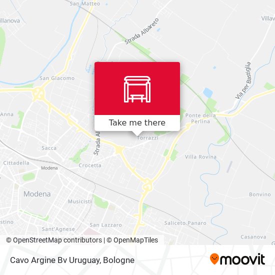 Cavo Argine Bv Uruguay map