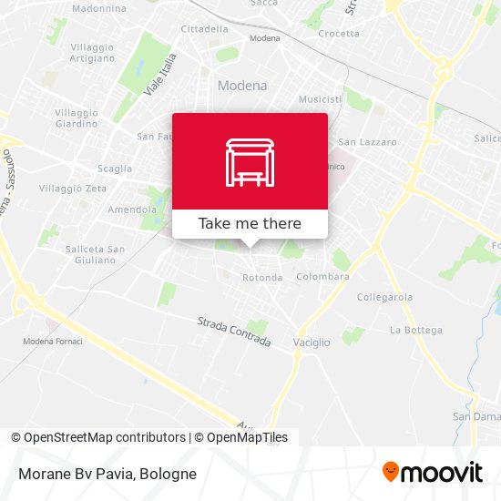 Morane Bv Pavia map