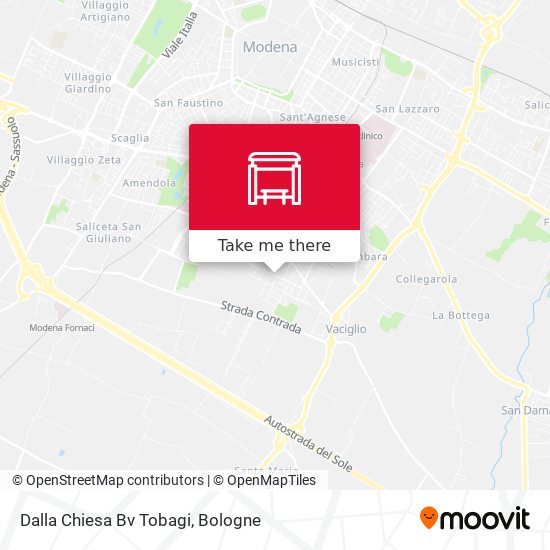 Dalla Chiesa Bv Tobagi map