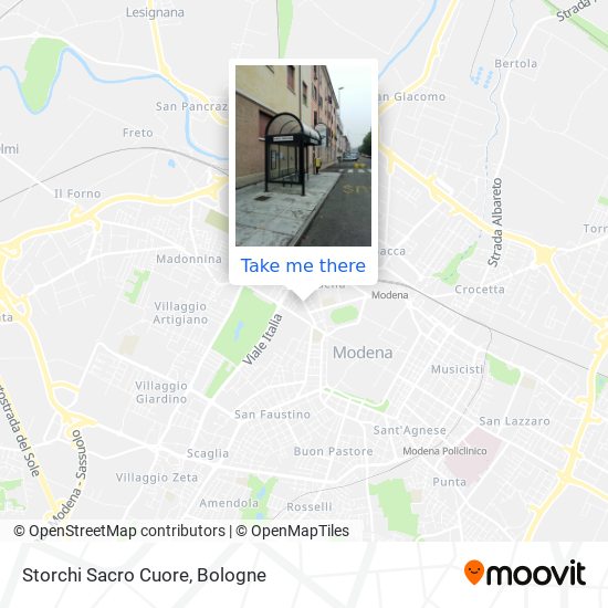 Storchi Sacro Cuore map